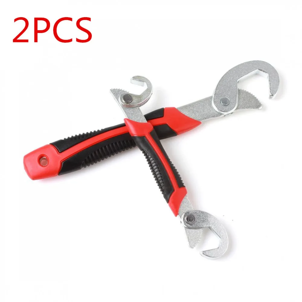 

2pcs/lot 8-32mm Set Chrome Vanadium Steel Multi-function Adjustable Quick Universal Wrench Spanner