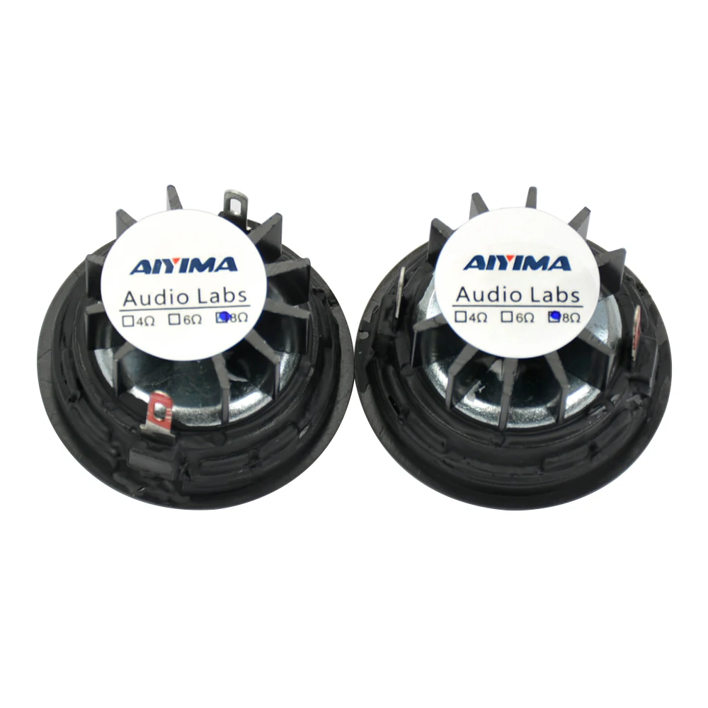 AIYIMA 2 pz 10W 1.5 pollici tweeter altoparlanti alti Mini altoparlanti portatili in pellicola di seta 4 Ohm 6 Ohm 8Ohm 40MM