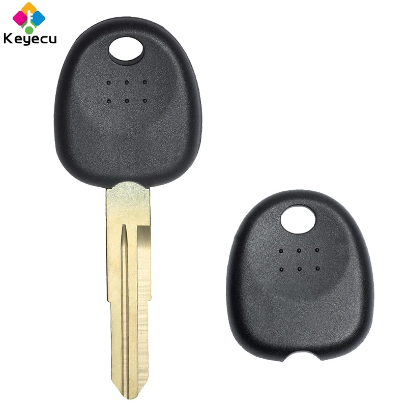 KEYECU Uncut Ignition Transponder Key With ID46 Chip - Fob for Hyundai Tucson Elantra Accent Santa Fe Coupe Galloper Getz Matrix