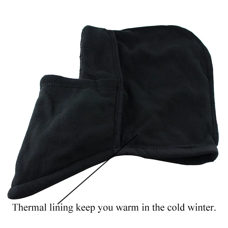 Winter Balaclava Face Cover Thermal Fleece Men Women Motorcycle Ski Balaclava Windproof  Waterproof Beanies Drop Shipping