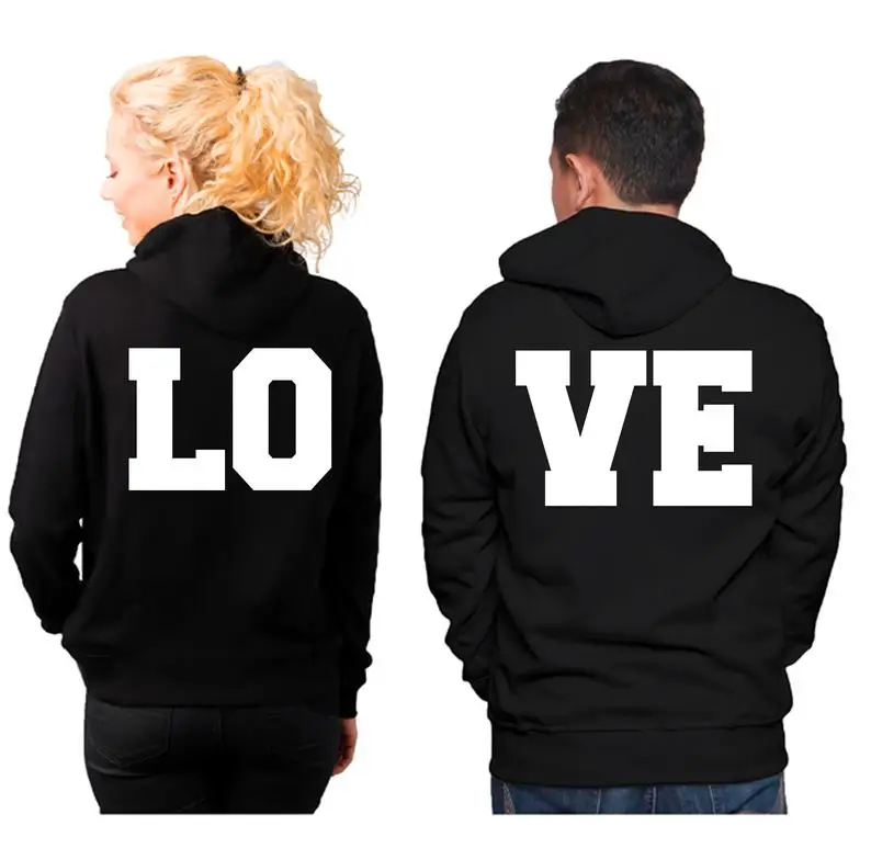 Skuggnas New Arrival Love Hoodies King And Queen Hoodies Gift For Couples Hoody Matching Hoody Long Sleeved Fashion Couple's Top