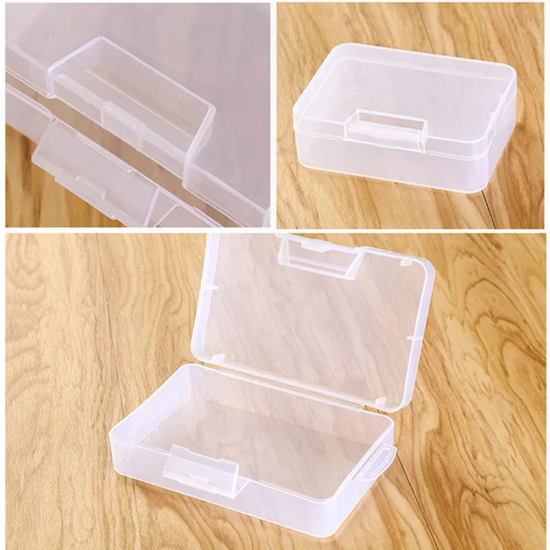 Jewelry Display Practical Toolbox Plastic Container Box for Tools Case Screw Sewing Boxe Transparent Component Screw Storage Box