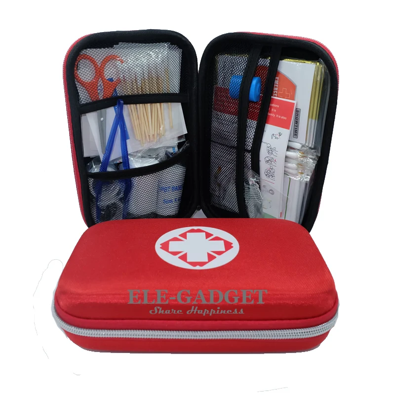 Kit de premiers soins Portable en couleur 93-en-1, sac EVA pour voyage à domicile, sport en plein air, survie, traitement médical d'urgence des blessures, nouveau