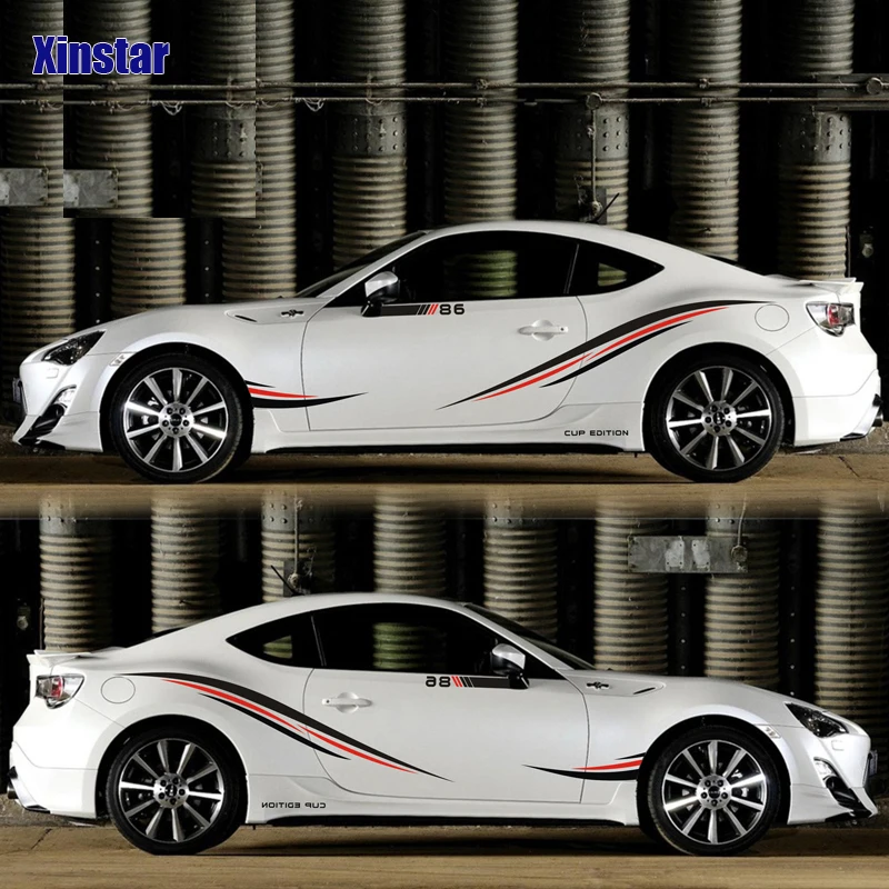 1 set Car side sticker for Toyota 86