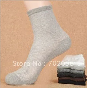 Mens solid summer cotton socks Plain Sock 100pairs/lot #2431