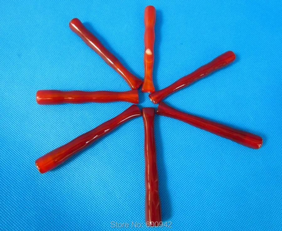 Natural Red chalcedony Carven Pipe Cigarette Holder calcedony tobacco pipe for your health