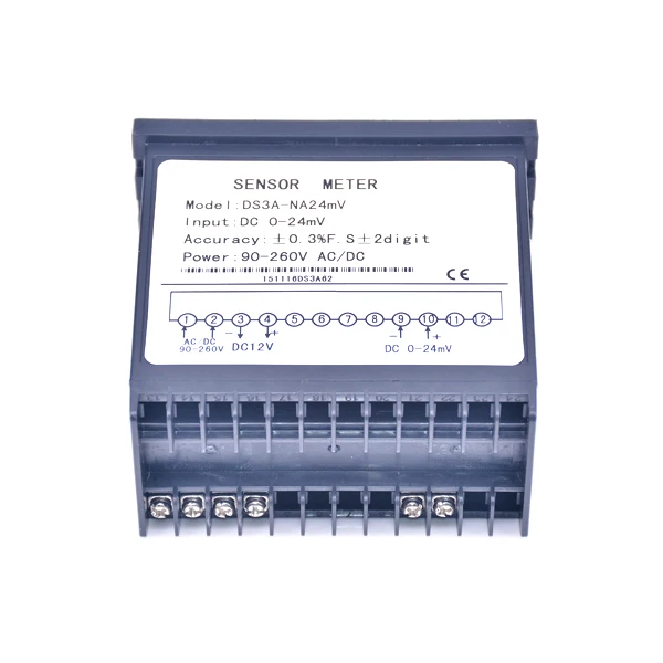 Load Cell Sensor Display Meter,Power:90-260V AC/DC;Input:DC 0-24mV Sensor Meter