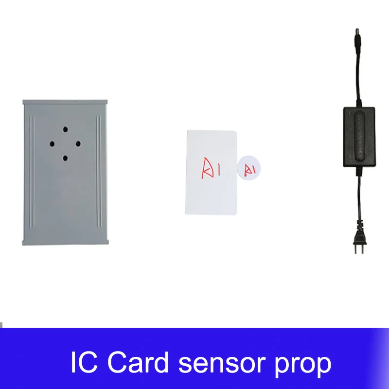 rfid prop room escape adventurer game prop four rfid prop put four ic cards in one to one relationship to unlock with audio