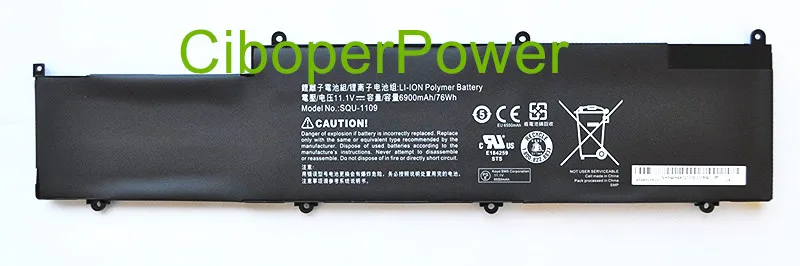 Imagem -02 - Tablet Original de 11.1v 76wh 6900mah Embutido para Tamanhos Novo