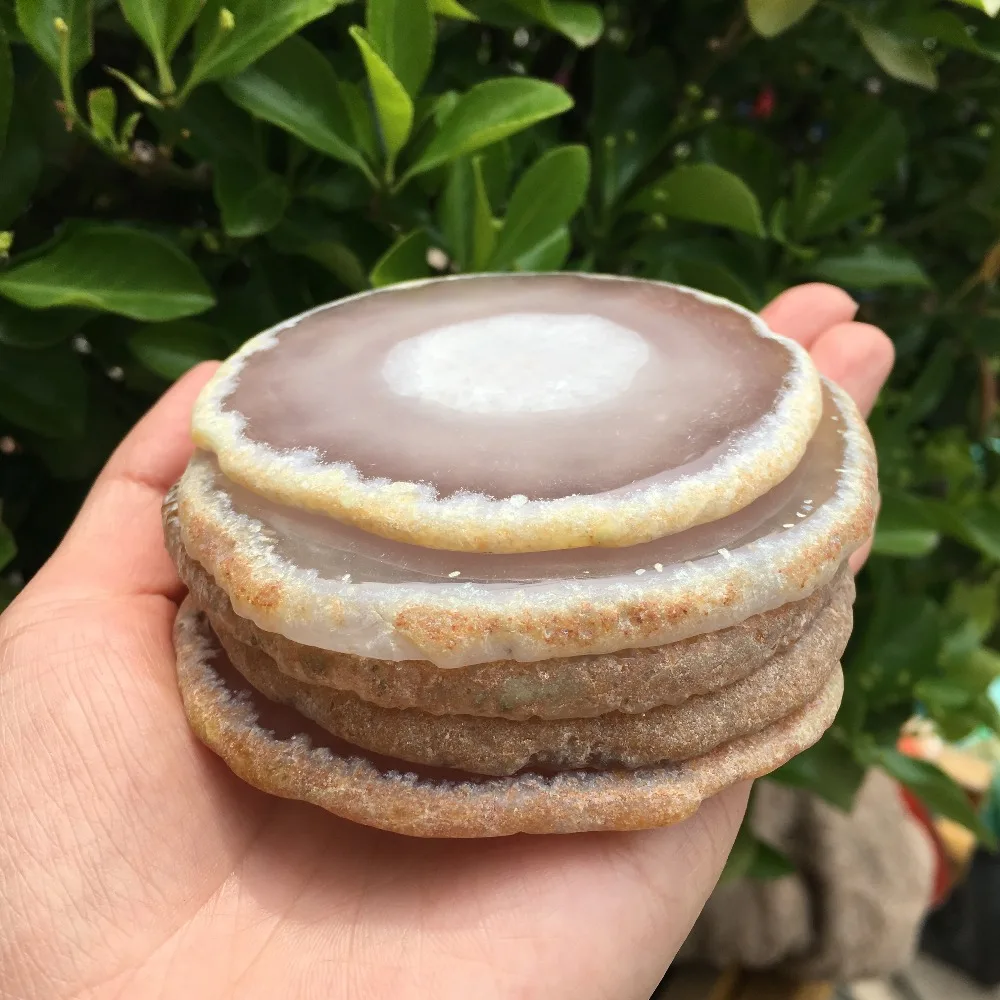 Natural Crystal Gem Stone Rough Agate Slice for  very beautiful agate specimen nature stones