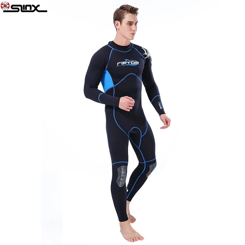 SLINX RIPTOP Unisex 3mm Neoprene Scuba Diving Suit Kite Surfing Boating Snorkeling Spear Fishing Windsurfing Wetsuit Swimwear