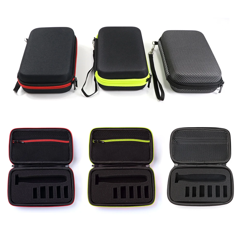 Cứng Mới Dành Cho Philips OneBlade MG3750 7100 Phụ Kiện Máy Cạo EVA Túi Du Lịch Lưu Trữ Bộ Hộp Đựng Dây Kéo Túi Đeo lớp Lót