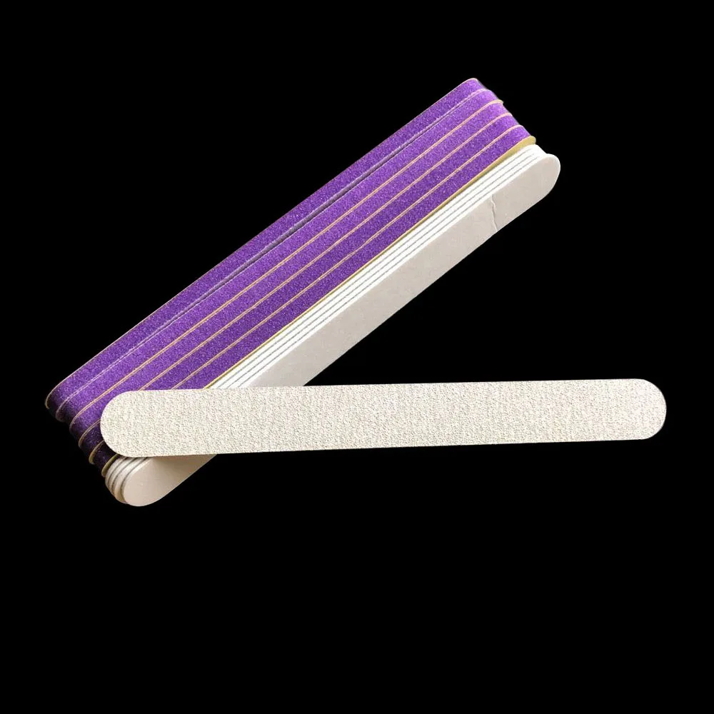 1set(10 pcs) removalble pads durable nail file  replacement sanding file pads nail file random colour