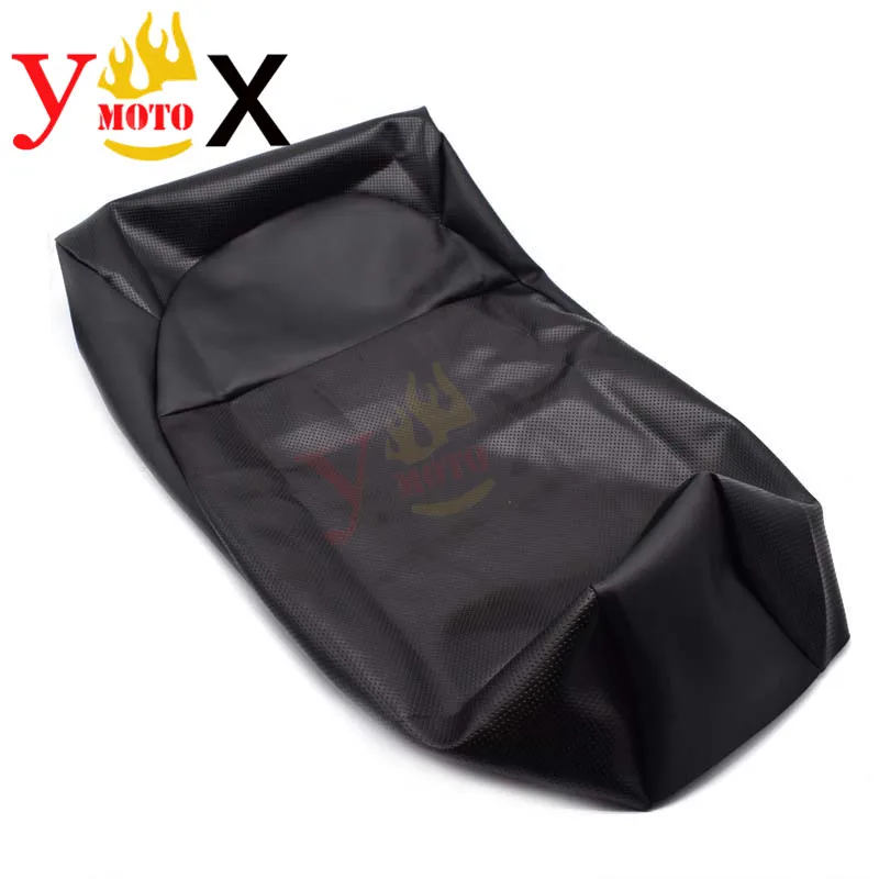 Black PU Leather Scooter Bike Motorcycle Seat Cover Cushion Waterproof For Suzuki Skywave Burgman 250 400 650 AN250 AN400 AN650