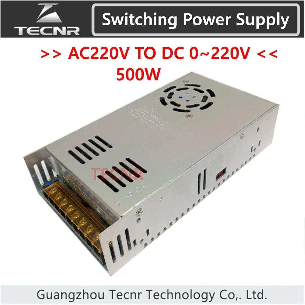 

Switching Power Supply 500W input AC220V output DC 0-12V 24V 36V 48V 60V 70V 80V 110V 130V transformer for cnc engraving machine