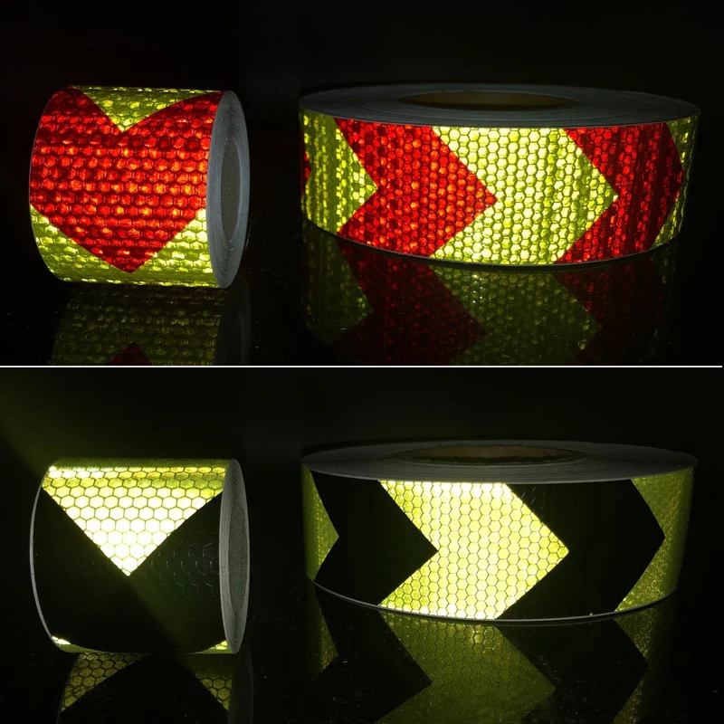 5cmx10m Car Reflective Material Tape Sticker Automobile Motorcycles Safety Warning Tape Reflective Film Car Stickers