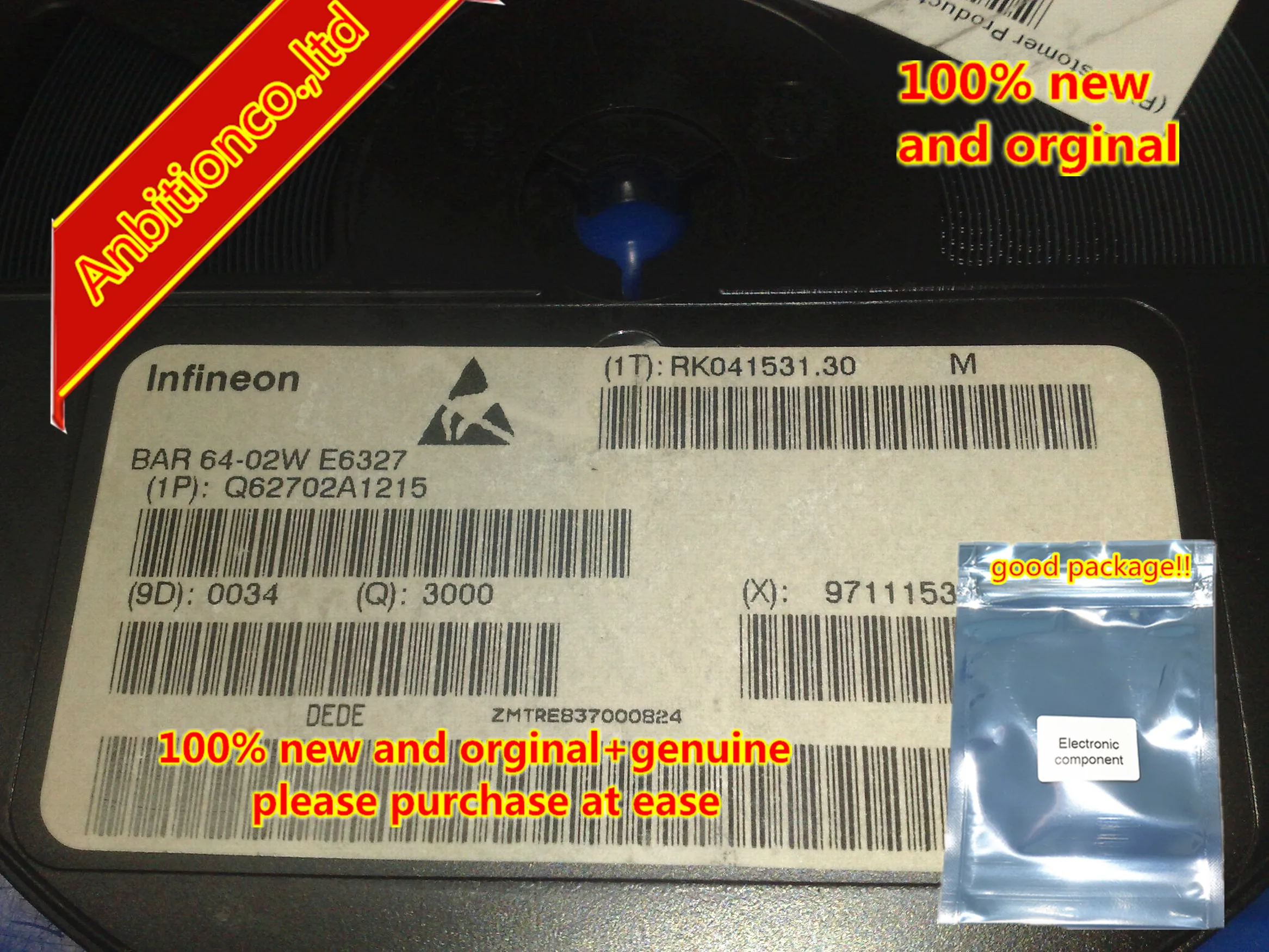 

50pcs 100% new and orginal BAR64-02W SOD-523 in stock