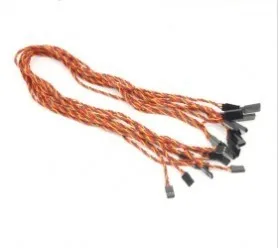 10Pcs *Heavy duty 22# Twisted Wire 600mm JR Color