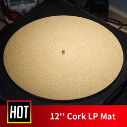 Cork LP Slip Mat  Turntable Platter Mat for 12 inch LP Vinyl Record