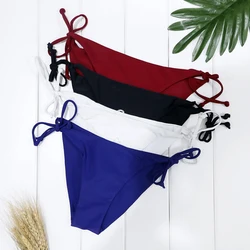 Vikionfly String Bikini Bottoms Swimwear Women Summer Sexy Separate Brazilian Swimsuit Swimming Shorts Briefs Thong bikini tanga