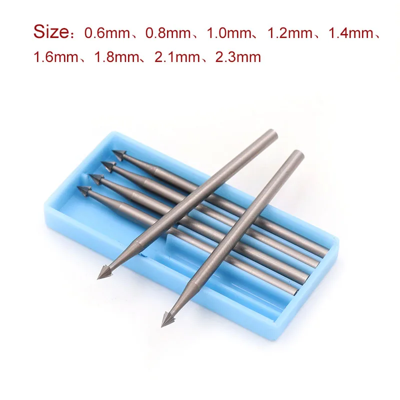 SanZ 1/6pcs Lega di tungsteno acciaio inox Oliva Ambra Incisione intaglio coltello Fresa Lavorazione Del Legno Router Bit di Legno Fresatura strumenti taglierina