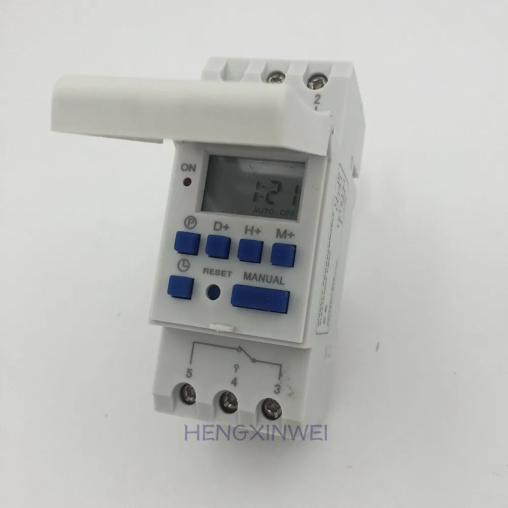 JFT15A THC15A TP8A16 AHC15A DIN RAIL DIGITAL PROGRAMMABLE LCD Weekly Timer Switch Repeat Programs With 8 ON/OFF