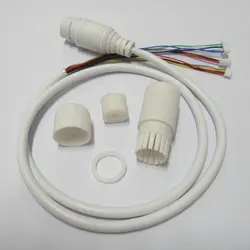 Waterproof POE LAN cable for CCTV IP camera board module with weatherproof connector RJ45, Single status LED