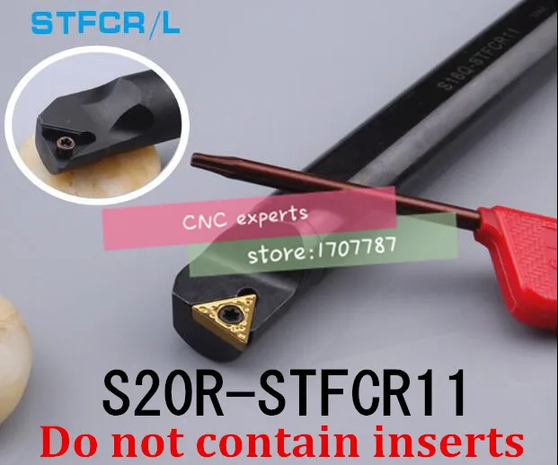 منافذ مصنع S20R-STFCR11 20 ملليمتر الداخلية تحول أداة ، من الرغوة ، مملة بار ، cnc أدوات ، مخرطة آلة أدوات