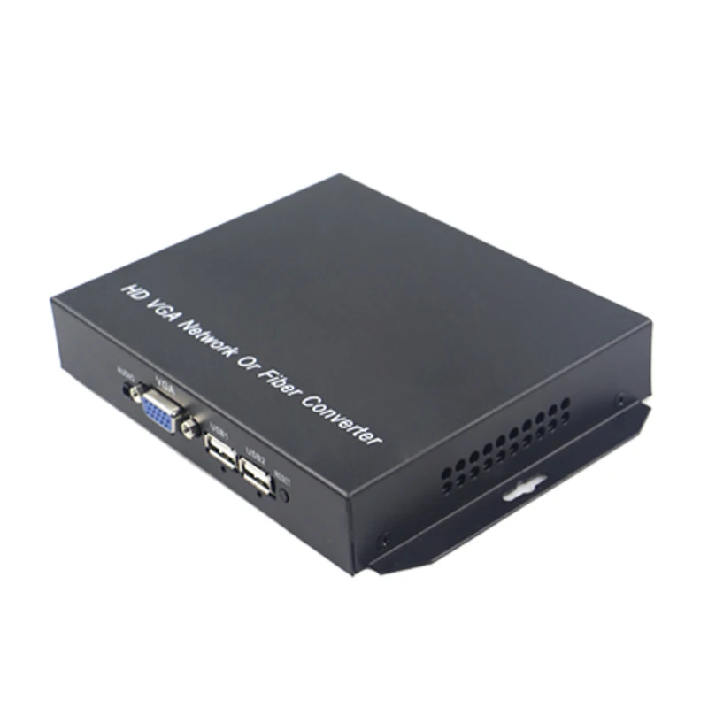 Imagem -02 - Vga Kvm Extender Fibra Óptica Conversores com Estéreo 3.5 mm Áudio 1080p e Usb fc Singlemoode 20km Alta Qualidade