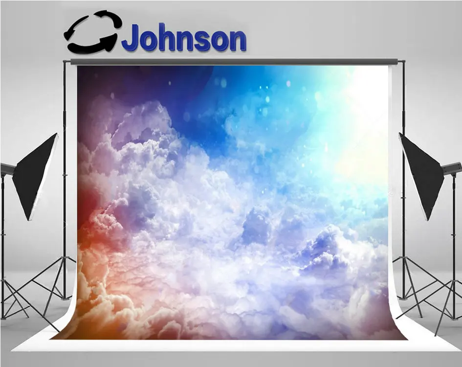 clouds cloudy Fantastic Sunlight Beams photography backgrounds  High quality Computer print wall photo backdrop