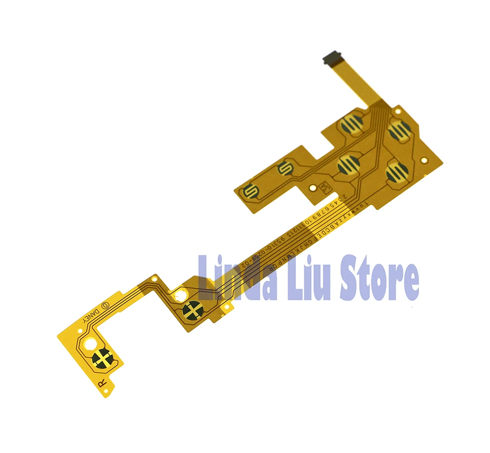 

10pcs Left Right Conductive Film Key Button Ribbon Flex Cable For Wii U Pad Controller