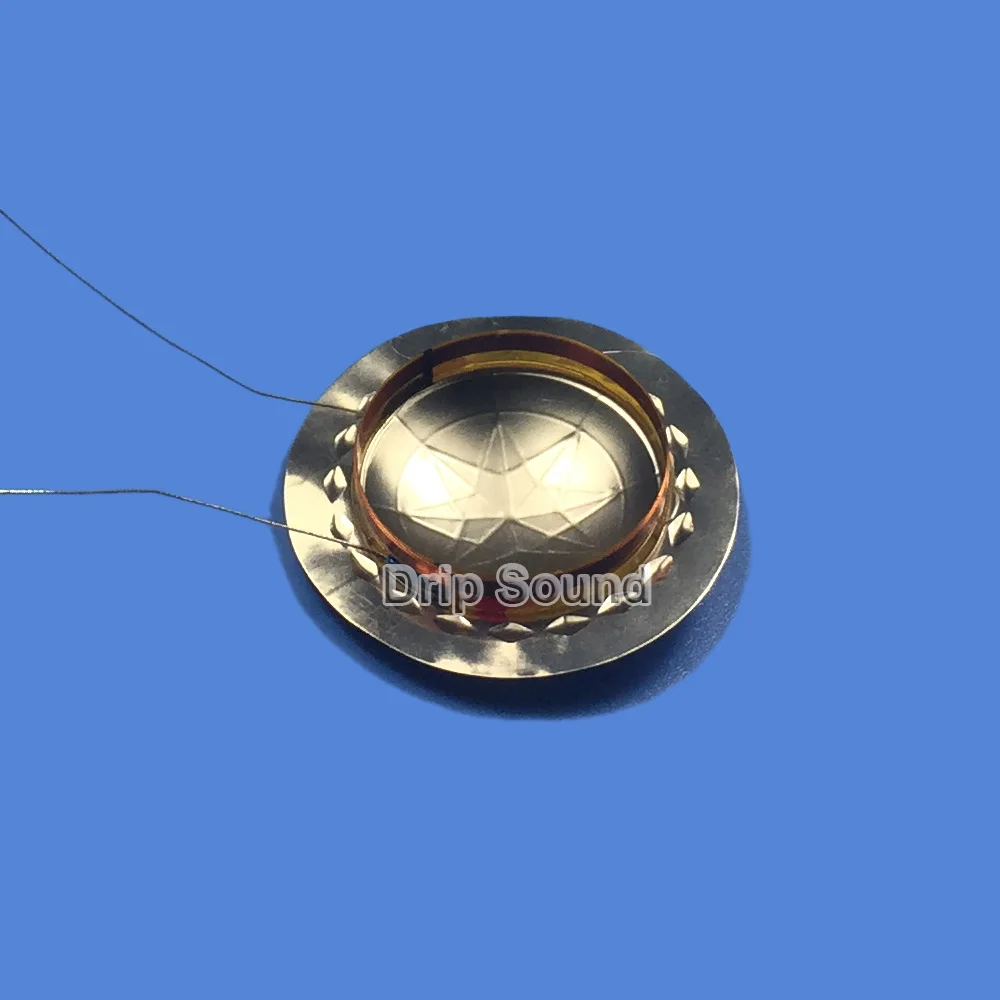 2 قطعة 25.5 مللي متر مكبر الصوت ملف صوتي القرن المتكلم ثلاثة أضعاف التيتانيوم فيلم الحجاب الحاجز محرك رئيس إصلاح أجزاء # فضي 2