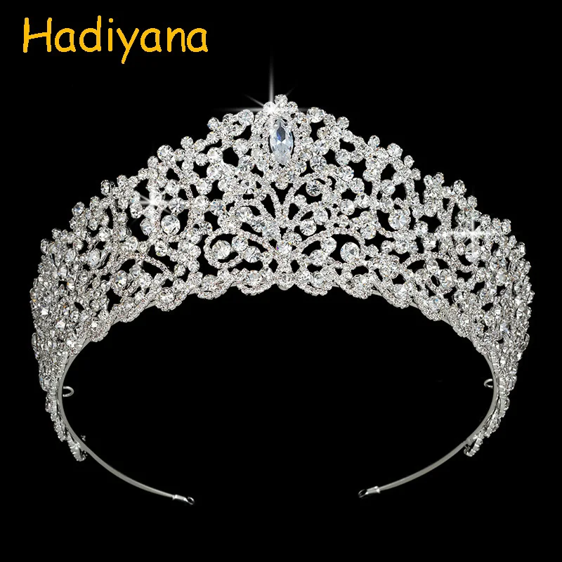 

Crowns Wedding Hair Accessories Classic Design Noble Queen Grace High Quality Fashion Crystal BC3709 For Women Corona Princesa