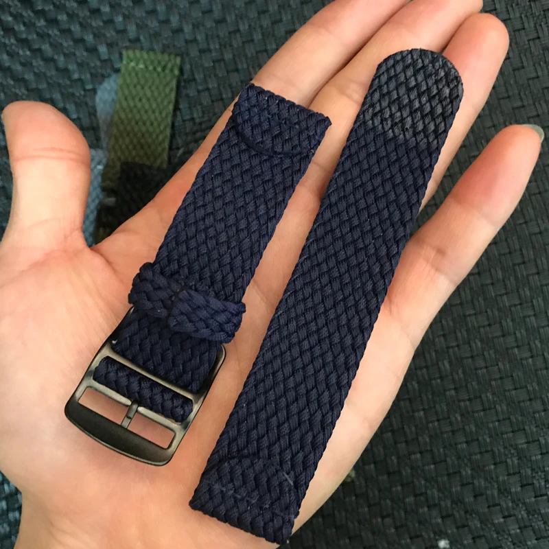 Nylon Woven Watch Band Colorful Replacement Buckle Strap For Perlon watchband 20 22mm for Xiaomi Huami Amazfit Pace Bracelet 22m