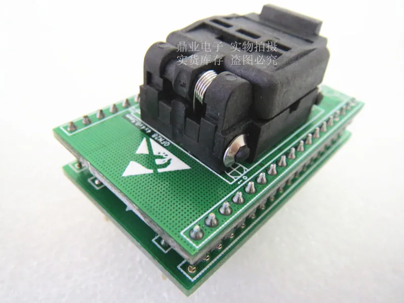 Clamshell QFN28 UFQFPN28 STM32F103 pitch 0.5mm IC Burning seat Adapter testing seat Test Socket test bench