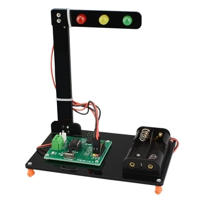 DIY Intelligent programming traffic light Single chip microcomputer controls automatic traffic light