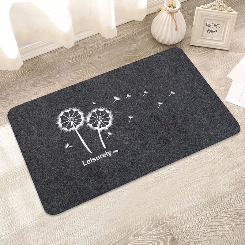 1PCS Short Mat Doormat Non-Slip Kitchen Carpet/Bath Mat Home Entrance Floor Mat Hallway Rugs Waterproof Kitchen Floor Mat