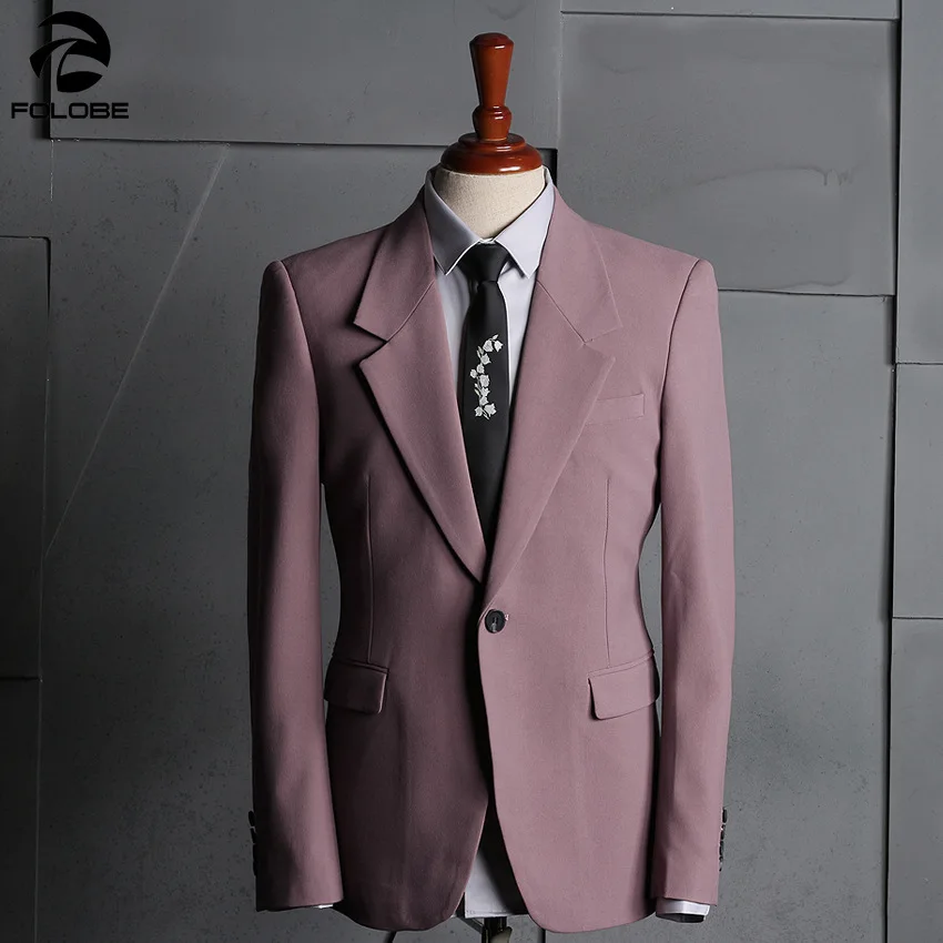 FOLOBE Custom Made Men Business Slim Suits Sets Wedding Dress 3 pieces Suit Blazers Coat Trousers Waistcoat (Jacket+Pant+Vest)