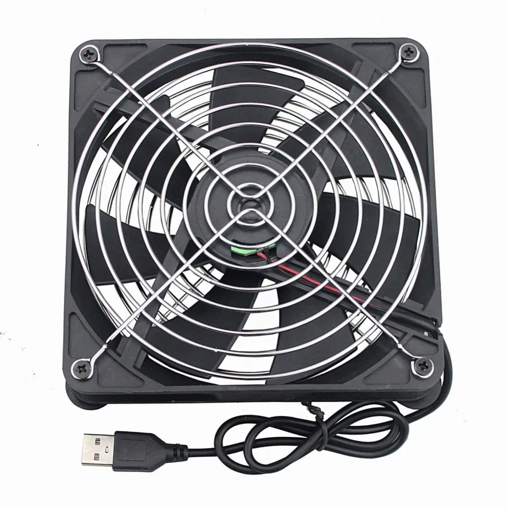 Gdstime 1 pcs Nuovo Router fan FAI DA TE 140 millimetri PC del dispositivo di Raffreddamento Box TV Senza Fili di Raffreddamento 140 millimetri x