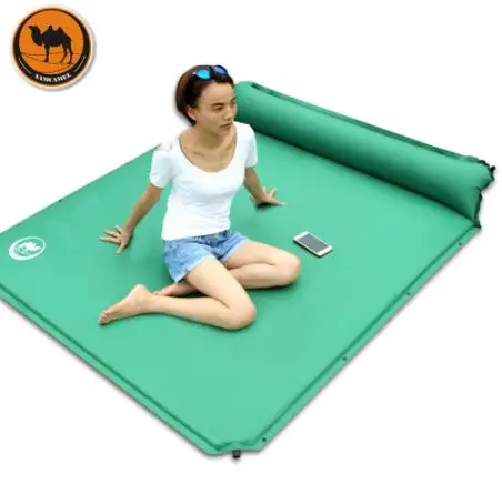 CS-033-3 2 Person Broadened Automatic Inflatable Mattress Outdoor Camping Cushion Car Self Driving Hiking Picnic Pad BBQ Mat