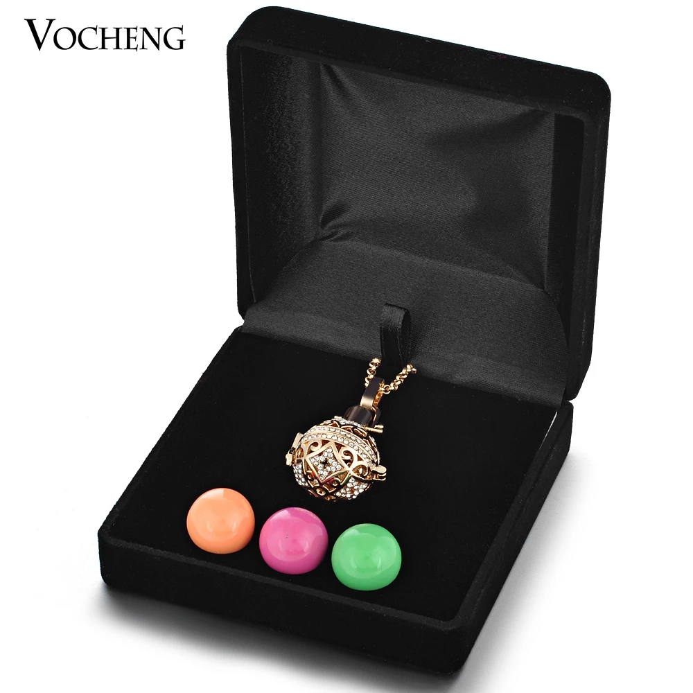 2 Colors Vocheng Bola Ball Red Black Jewelry Display Box VA-189