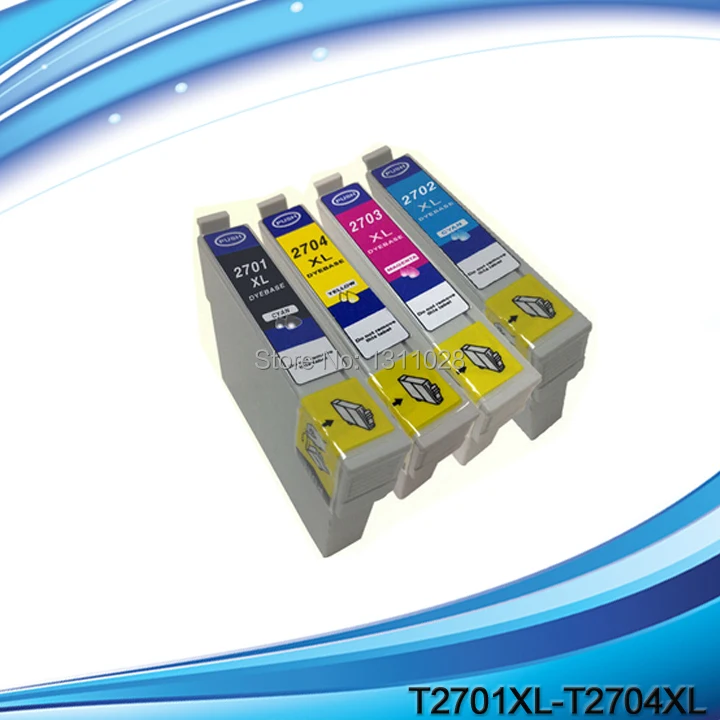 

INK WAY 5 sets of T2701-T2704 compatible ink cartridge for WF-3620DWF WF-3640DTWF WF-7110DTW WF-7610DWF WF-7620DTWF