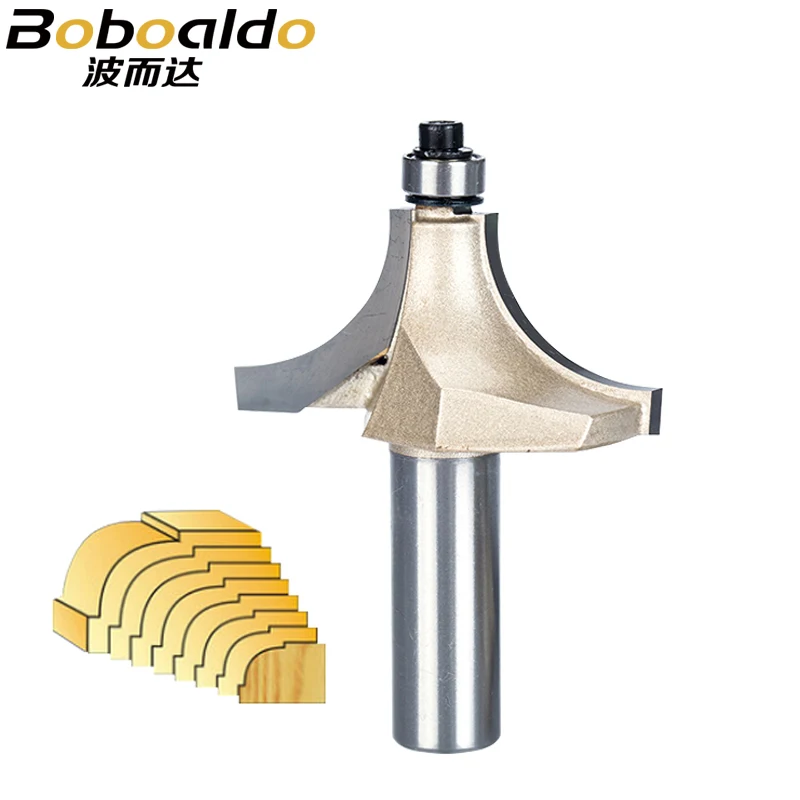 

1 шт. 1/2 хвостовика бисероплетения фрезы для дерева карбид вольфрама бисероплетение бит двойная кромка фреза деревообрабатывающие инструменты