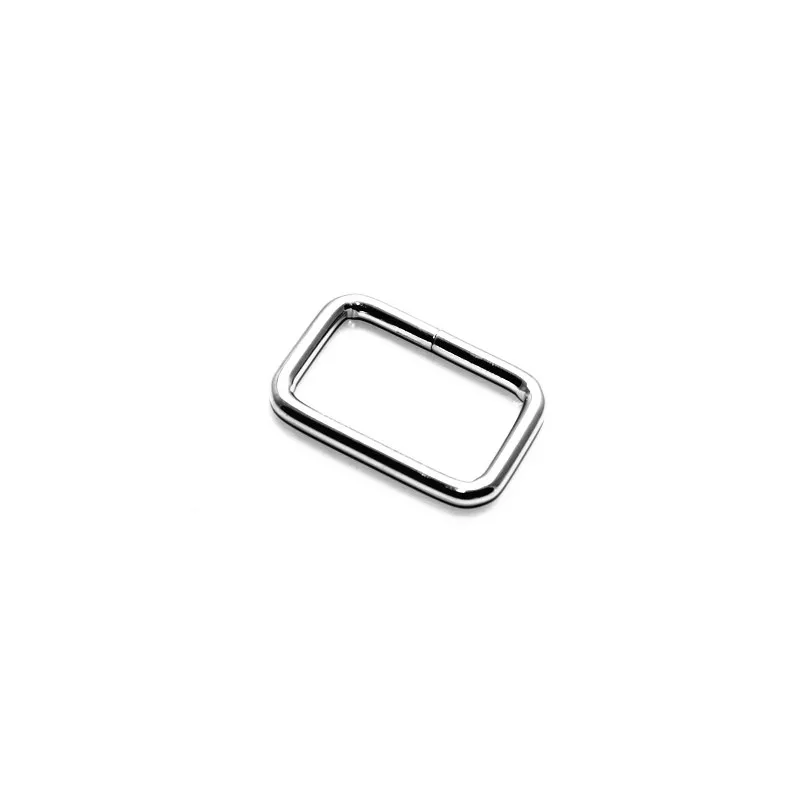 

10pcs 2"(50mm) Non Welded Rectangle Dee Rings Nickel Plated D-Ring Webbing (Thickness 4mm)