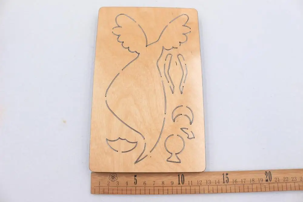 Anioł piękna DIY drewniane matryce/narzędzie do cięcia die/księga gości mold2019