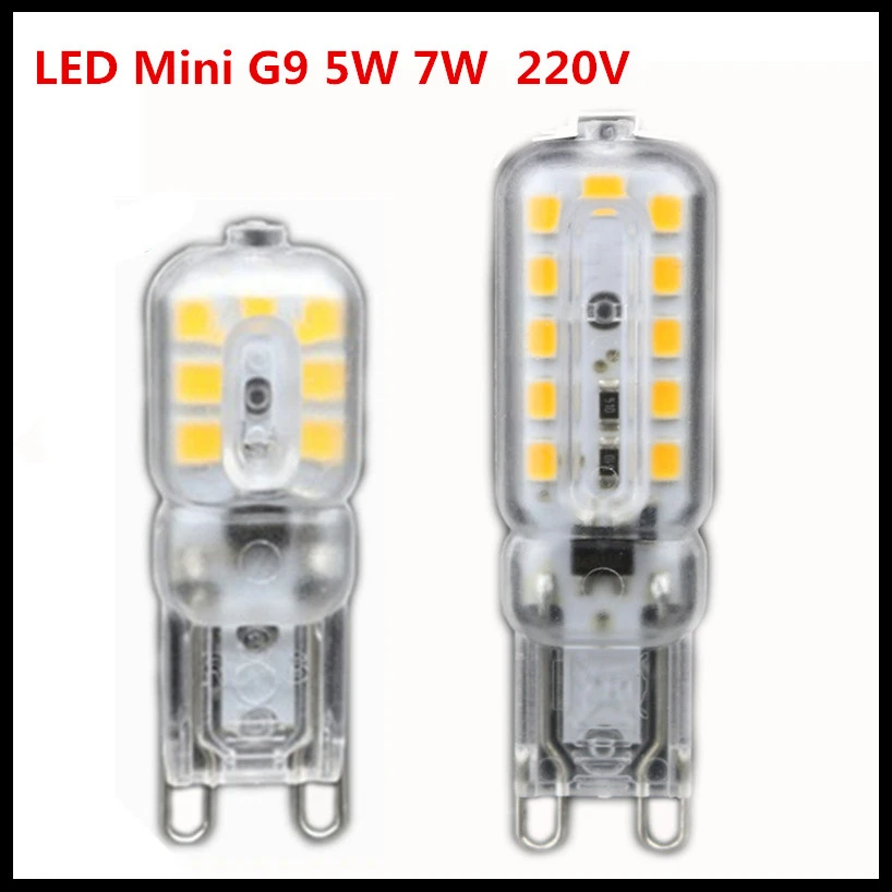 

100X NEW g9 led 14LEDS 22LEDS 32LEDS AC 220V 230V 240V G9 lamp Led bulb SMD 2835 LED g9 light Replace 30/40W halogen lamp light