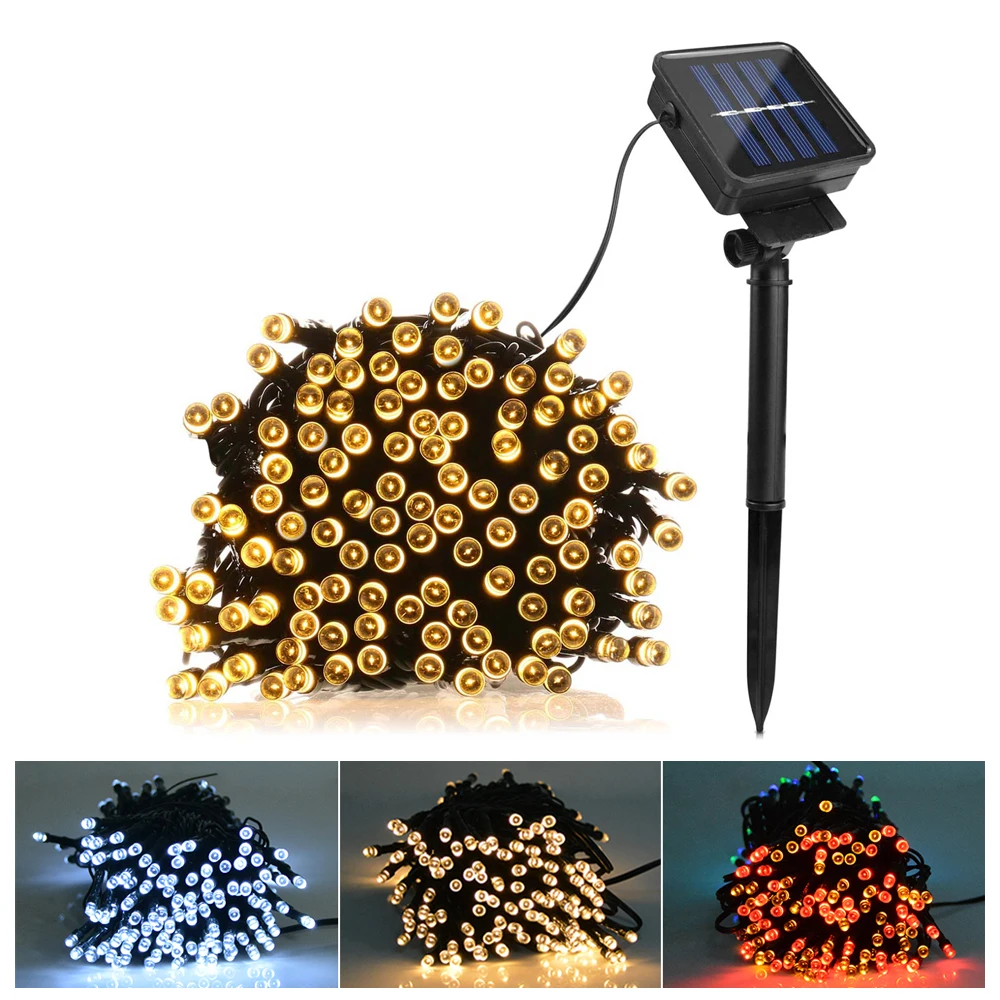 

50 100 200 LED Solar Power Fairy Lights Holiday Lighting Christmas Holiday Party Outdoor Garden Xmas Tree Decoration String Lamp