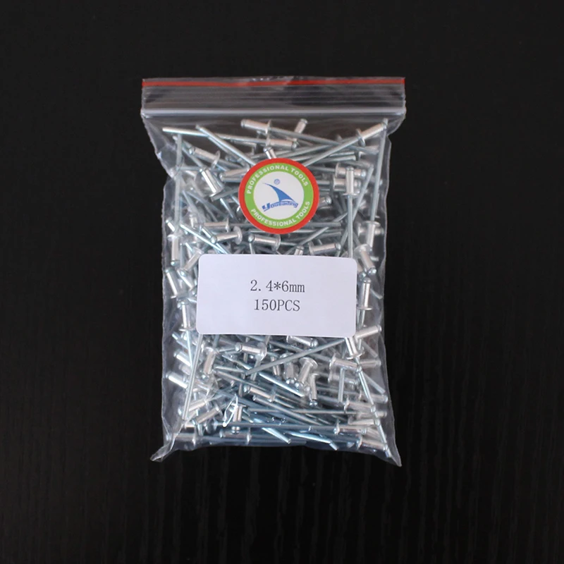 アルミ中空ブラインドリベット,2.4x6mm, 150個,卸売