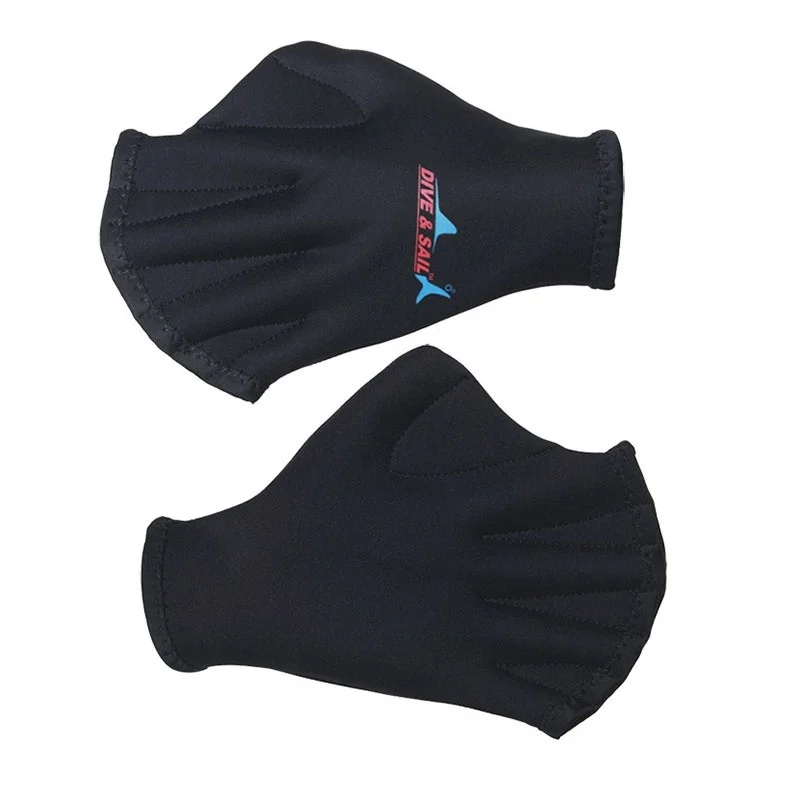 1 para dorosłych rękawice do nurkowania pływanie kula Webbed rękawice pływackie Surfing wysokiej jakości sport Paddle szkolenia Finger- Less Solid