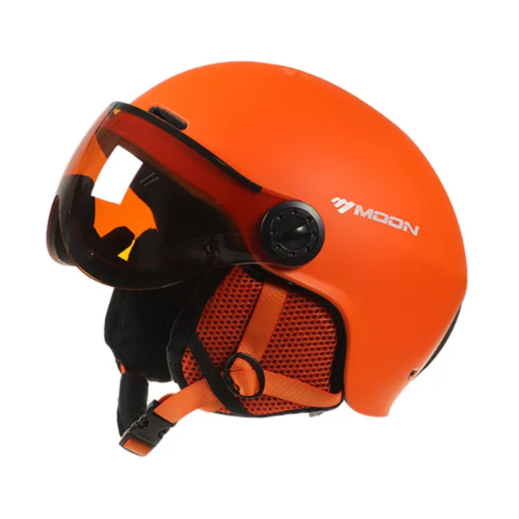 MOON-Skihelm mit Brille, Schneefirier, Formen, Sicherheitsausrüstung, Outdoor-Sport, Winter 6